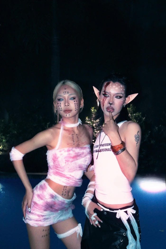 cosplay Halloween skeleton