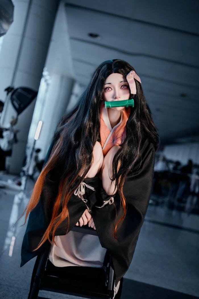 cosplay Nezuko phiên bản anime