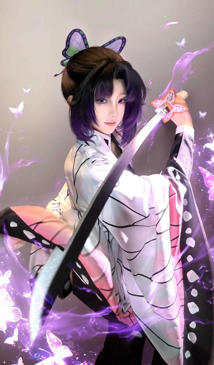 cosplay Shinobu áo tím