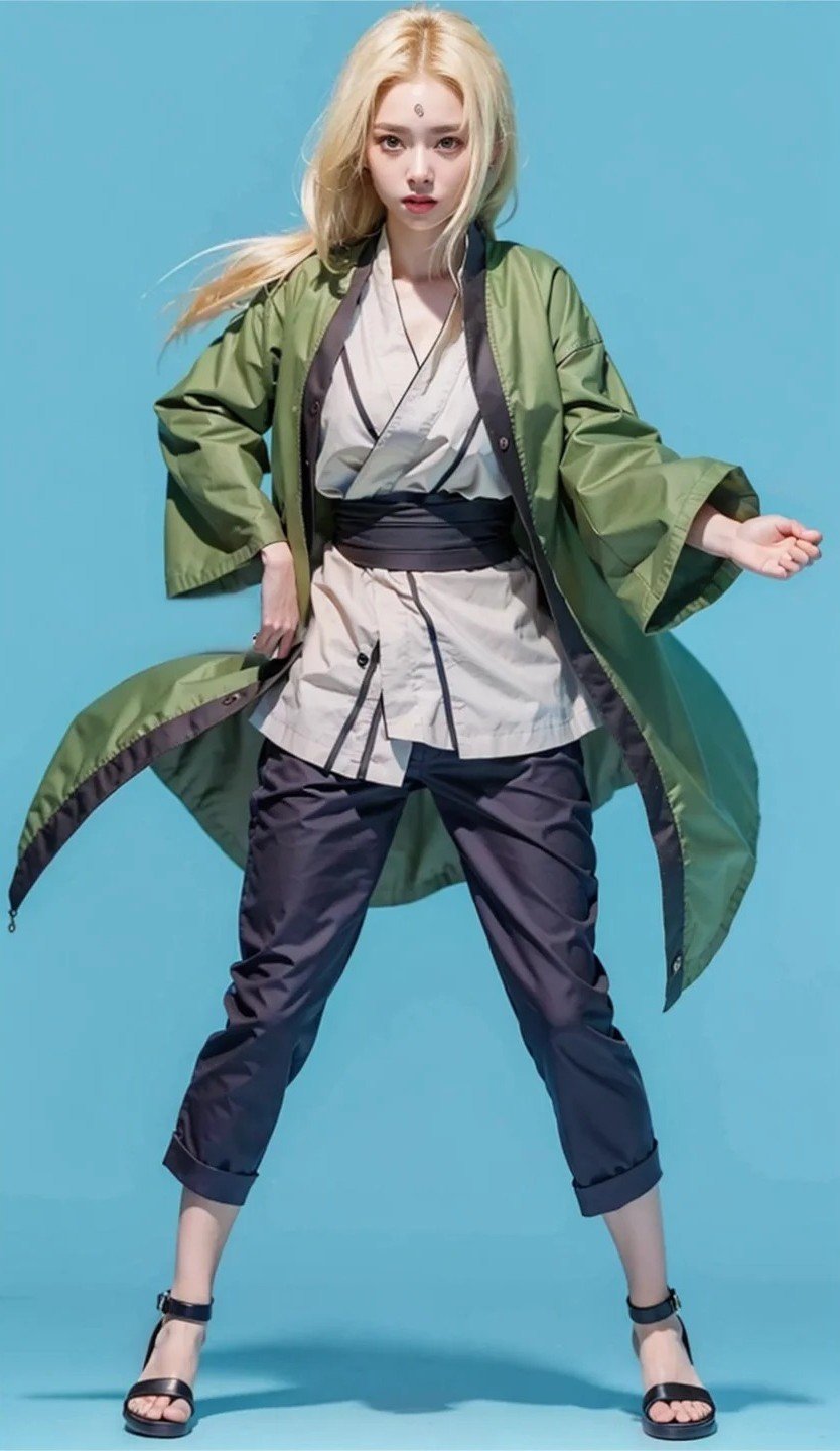 cosplay Tsunade phiên bản chụp studio