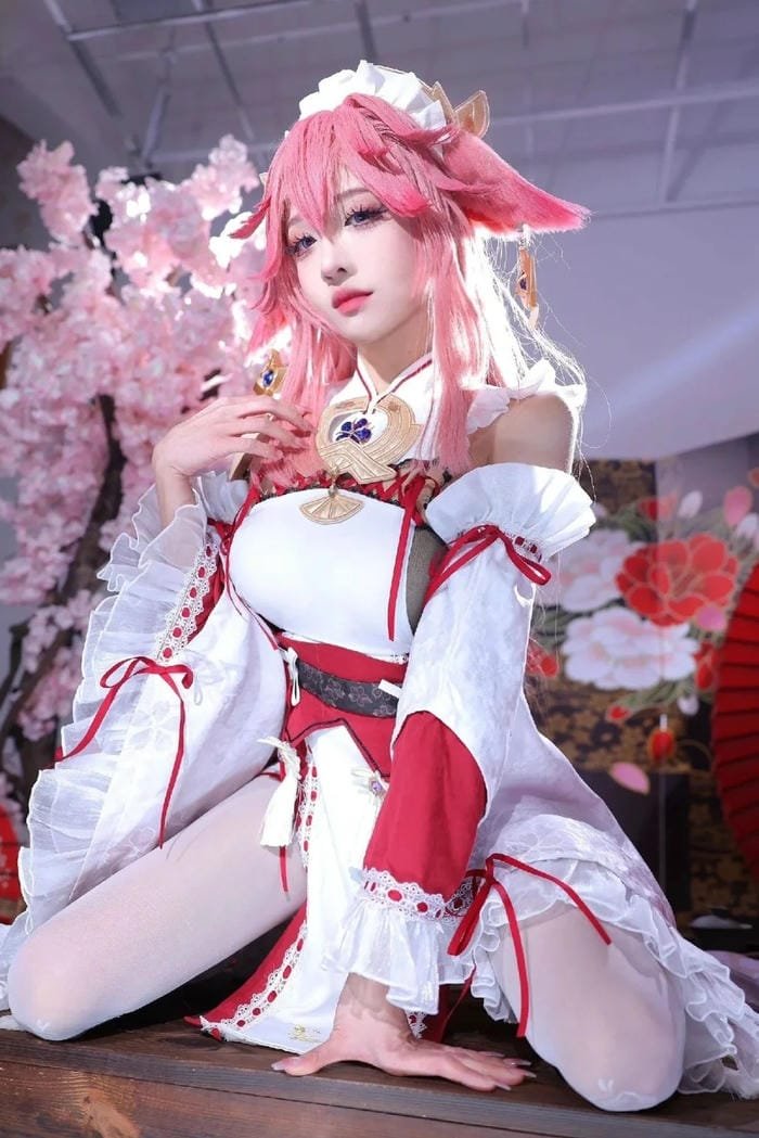 cosplay Yae Miko Genshin Impact