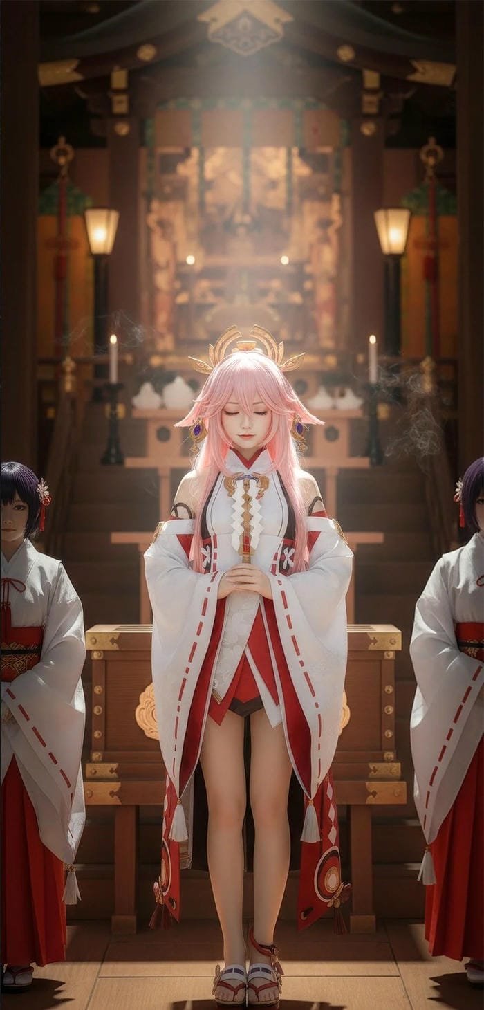 cosplay Yae Miko chính xác