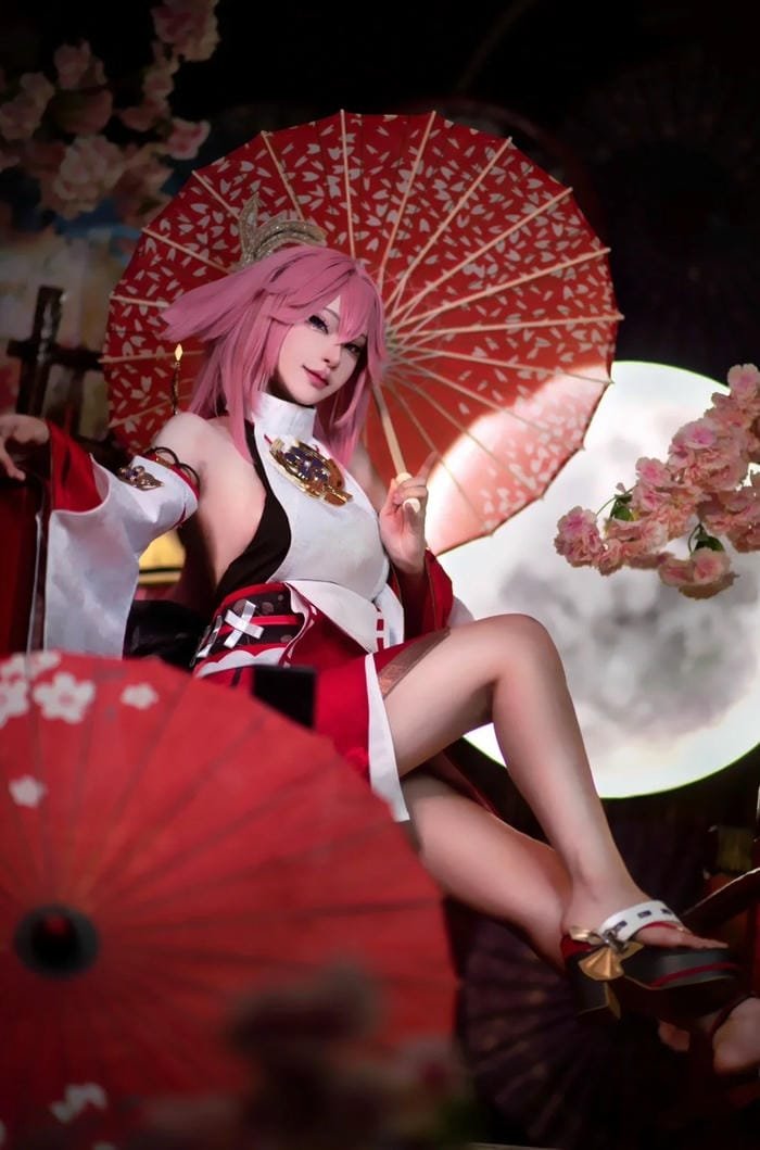 cosplay Yae Miko dễ thương