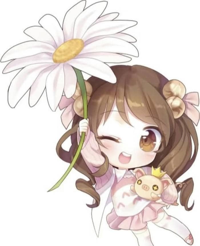 dáng nhỏ xinh ảnh anime chibi
