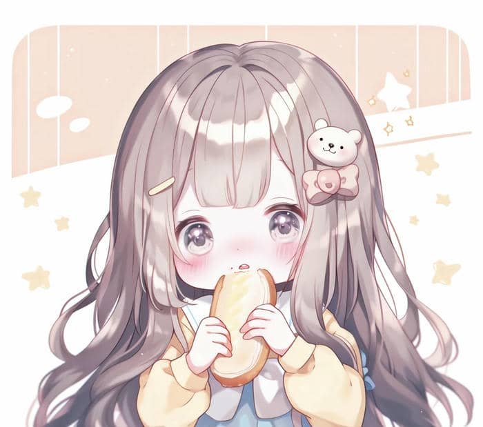 đồ họa mềm mại hình nền chibi cute