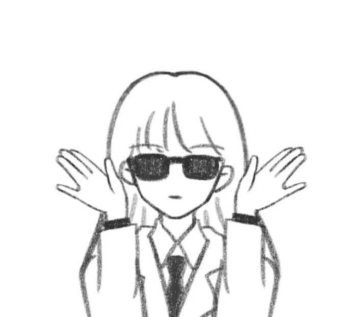 đường viền rõ avatar đen trắng