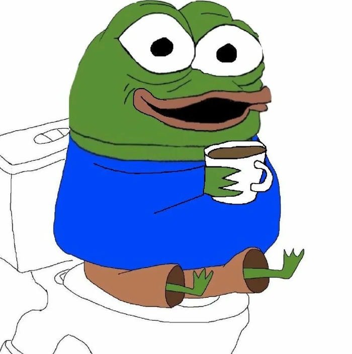 ếch xanh meme Việt