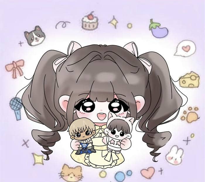 góc nhìn ngọt ảnh anime chibi