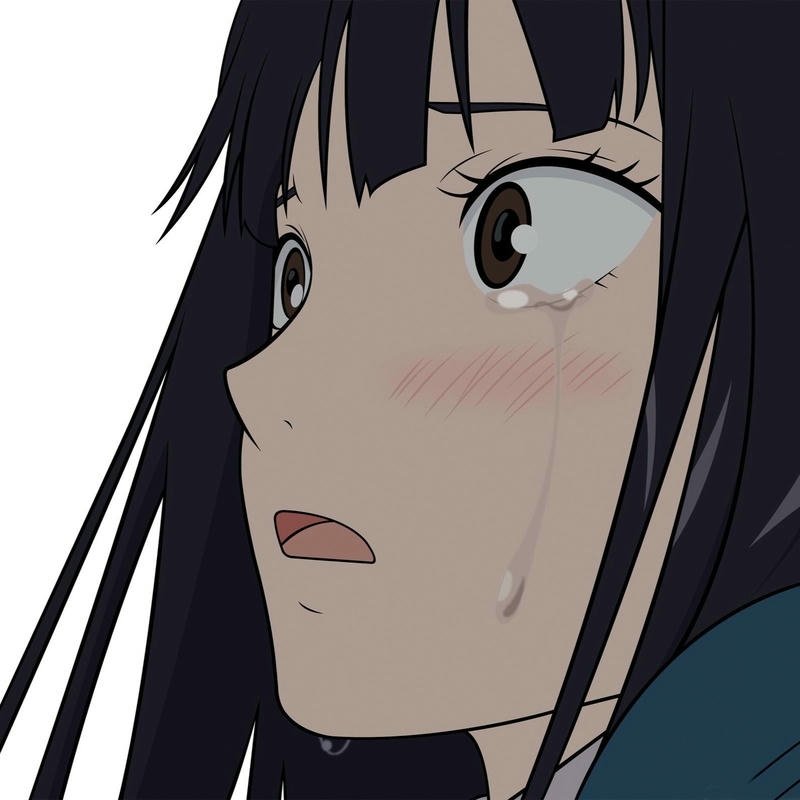 hình ảnh anime nữ buồn đêm