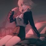 hình ảnh anime nữ ngầu cá tính