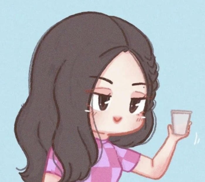 hình ảnh jennie chibi nét vẽ dễ thương