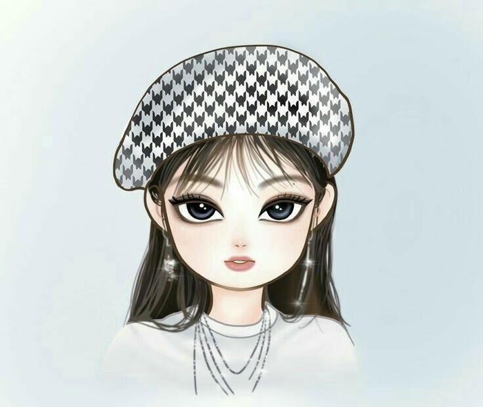 hình ảnh jennie chibi nét vẽ hoạt hình