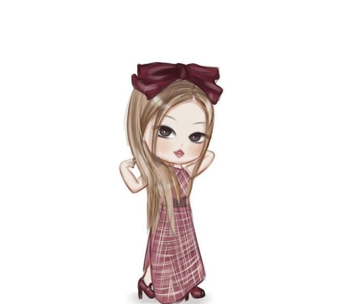 hình ảnh jennie chibi nghệ thuật