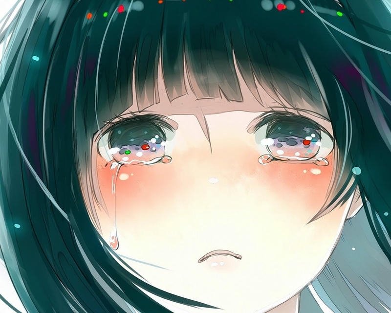 hình anime nữ buồn man mác