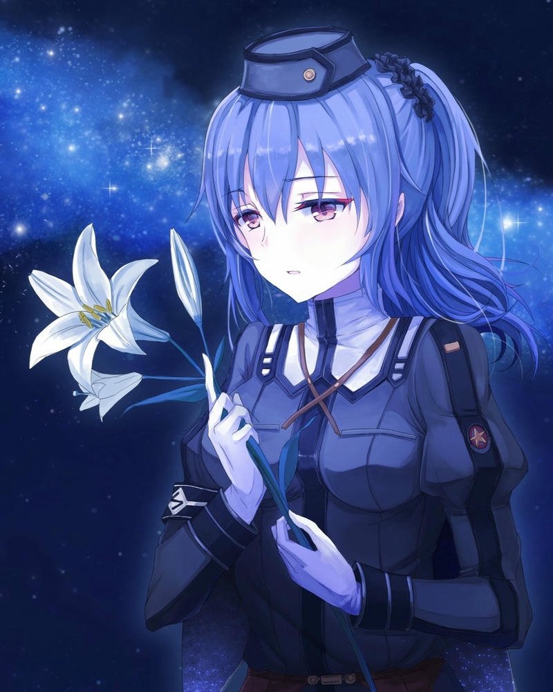 hình anime nữ buồn trầm