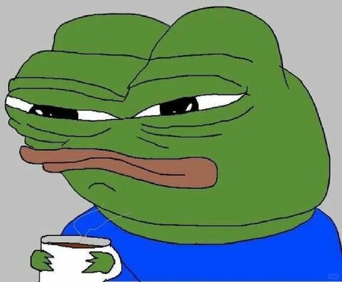 hình ếch xanh dễ thương meme