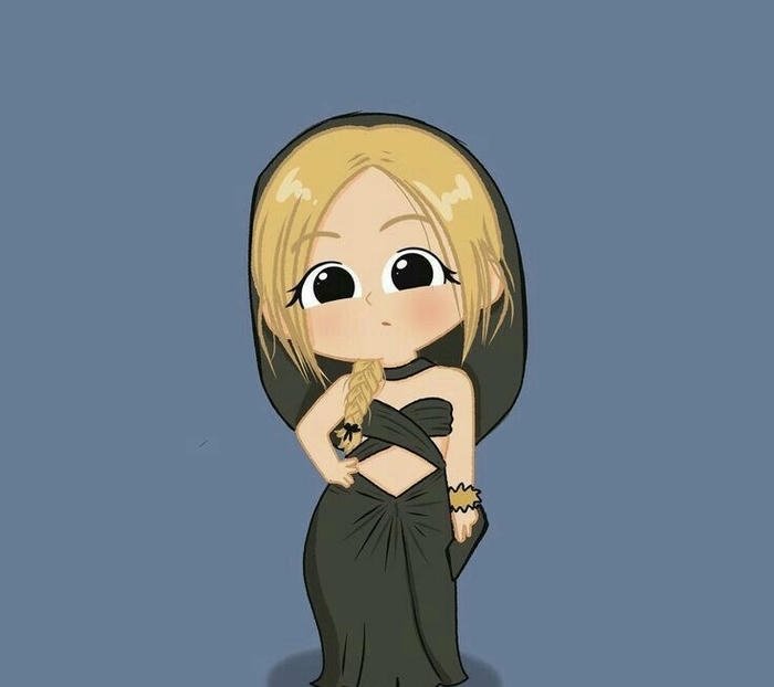 hình jennie chibi phiên bản thu nhỏ