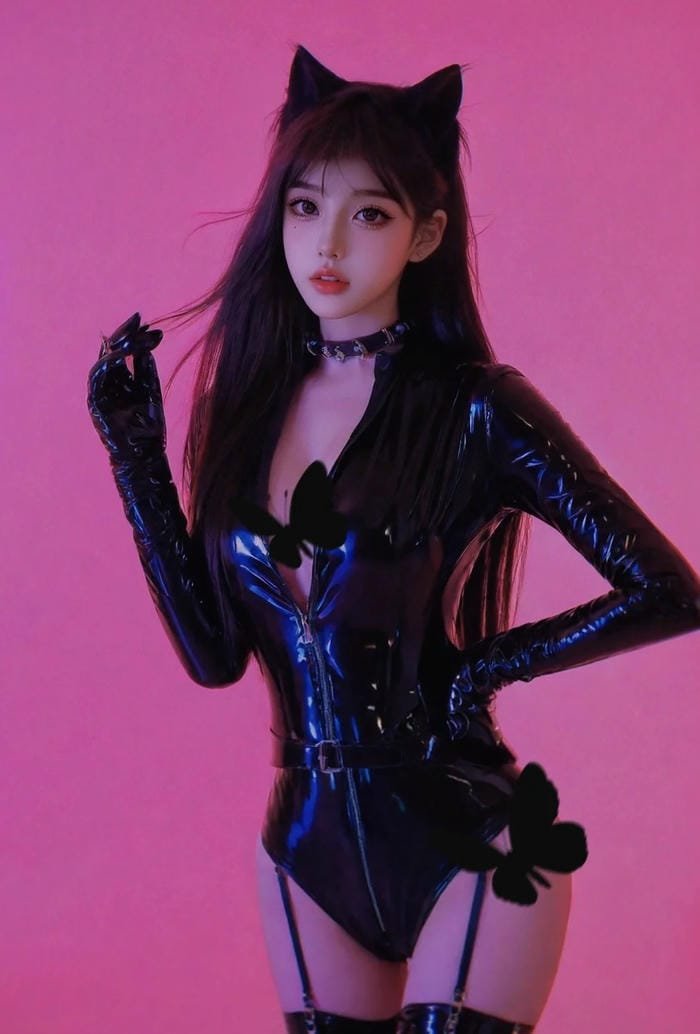 hình mèo cosplay dễ thương phong cách