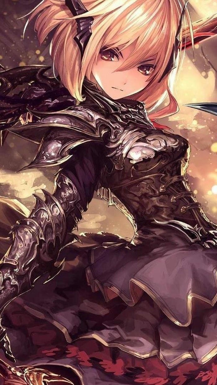 hình nền anime nữ ánh sáng