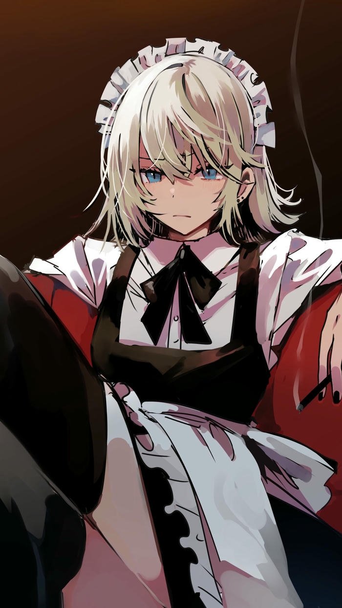 hình nền anime nữ dịu dàng sáng