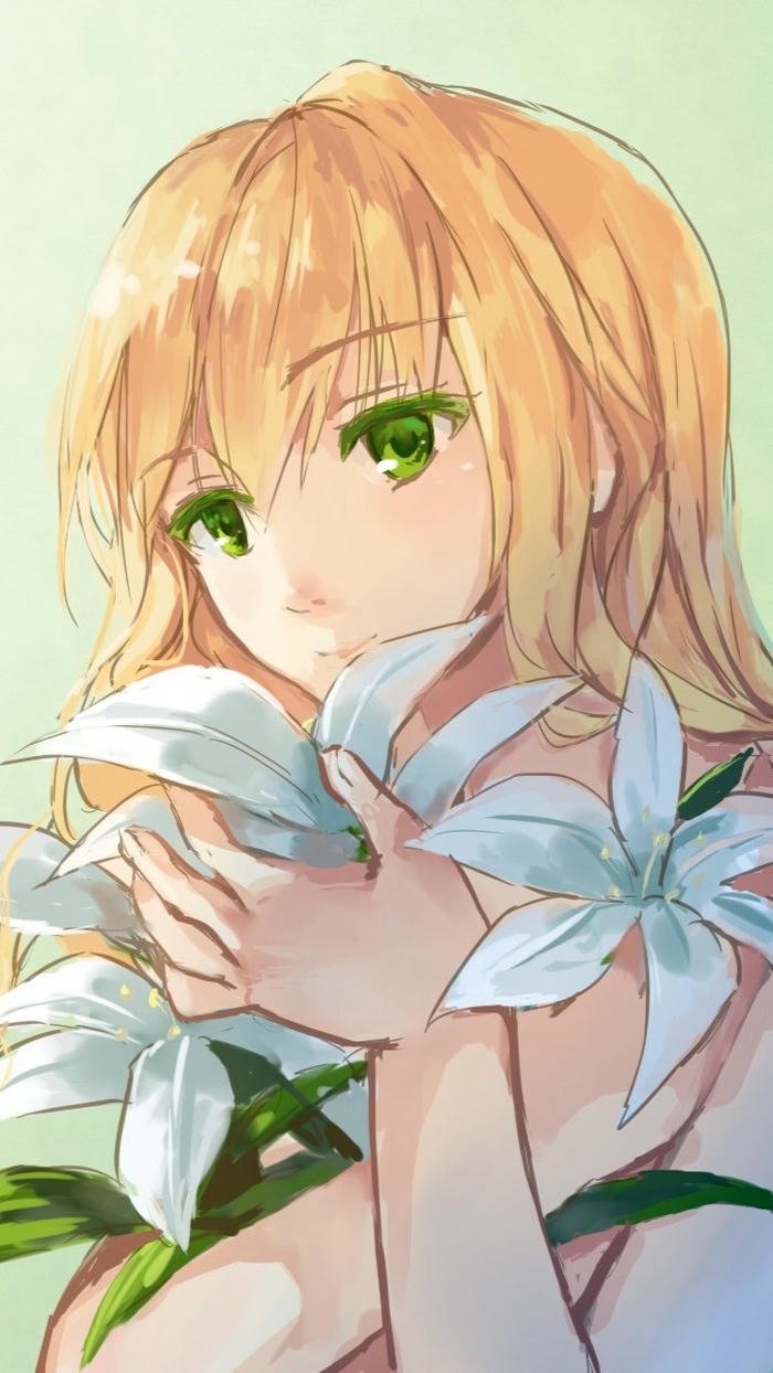 hình nền anime nữ lung linh