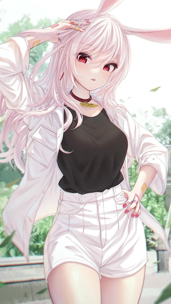 hình nền anime nữ thần bí