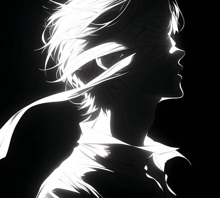 khung hình sắc nét avatar đen trắng