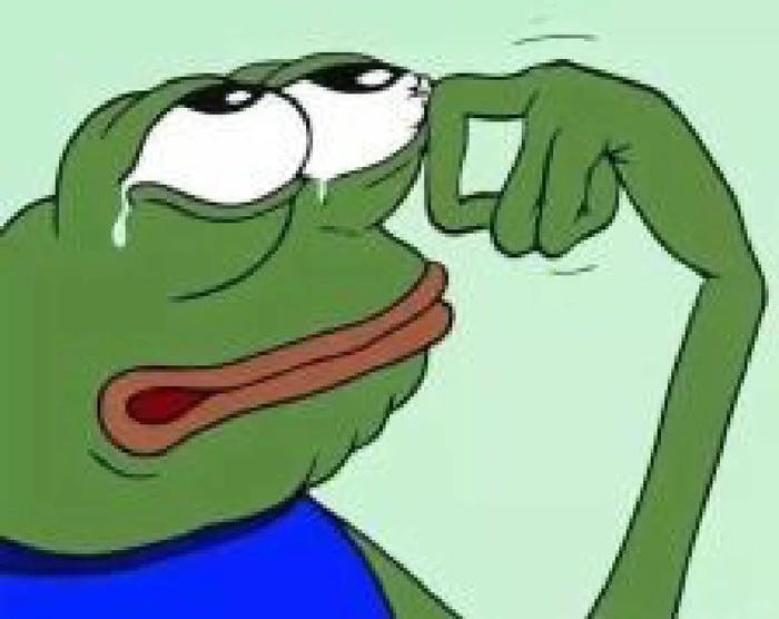 meme ếch xanh giận