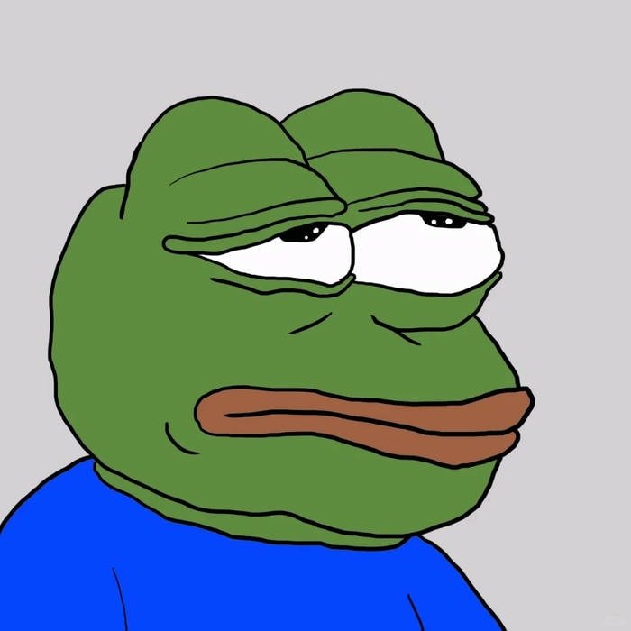 meme ếch xanh lố