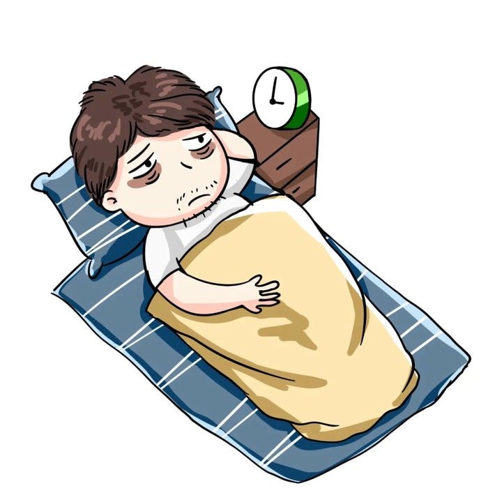 meme trằn trọc cả đêm