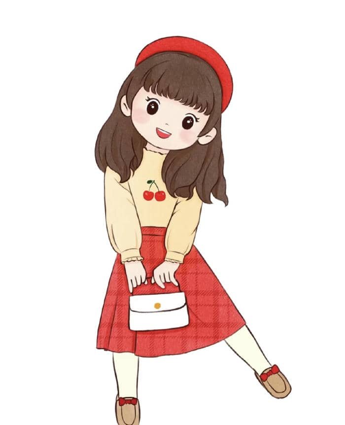 nét vẽ mềm hình nền chibi cute