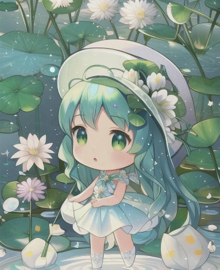 nhân vật ình xinh hình nền chibi cute