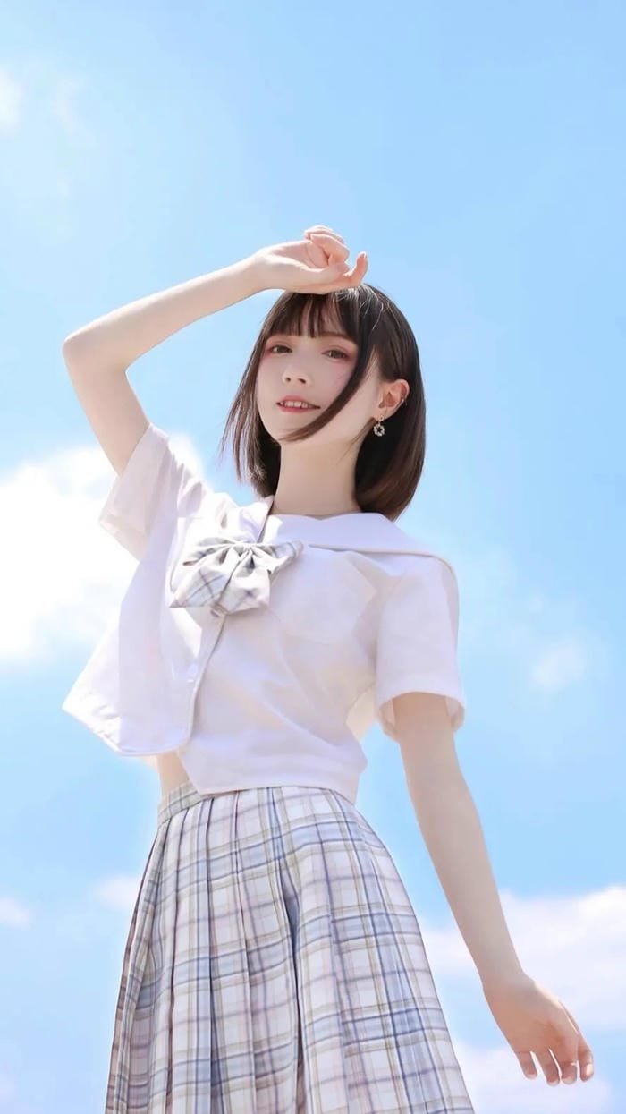 nữ sinh anime cute