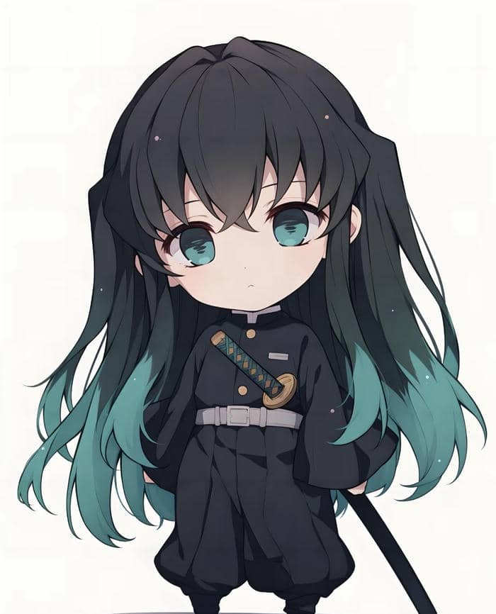 tạo hình cute ảnh anime chibi