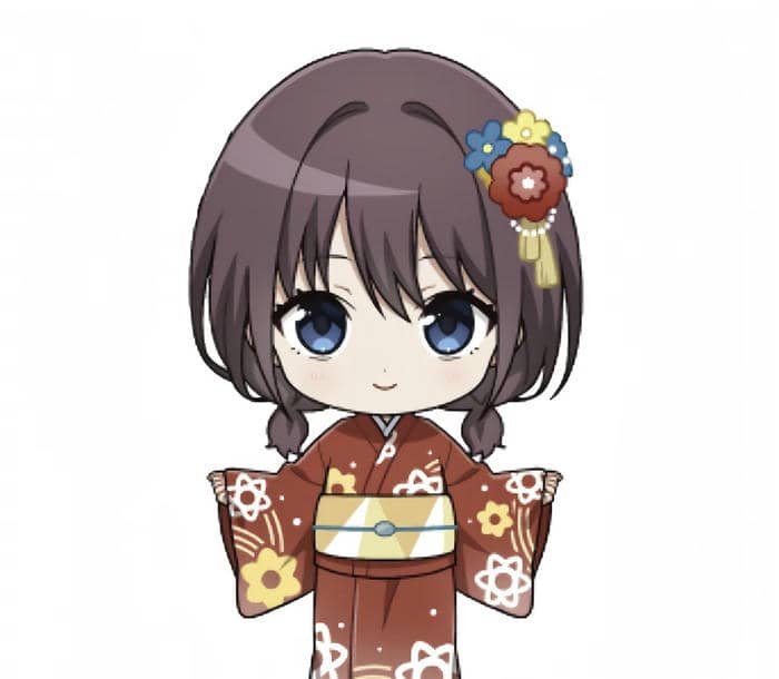 tạo hình nhỏ gọn ảnh anime nữ chibi