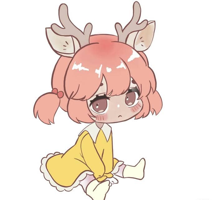 tóc mềm mại ảnh anime nữ chibi