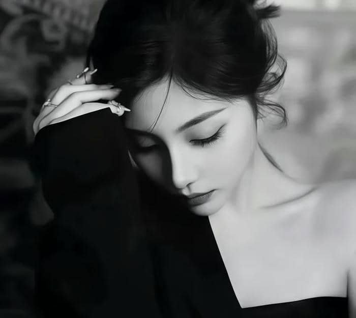 tông tối nhẹ avatar đen trắng