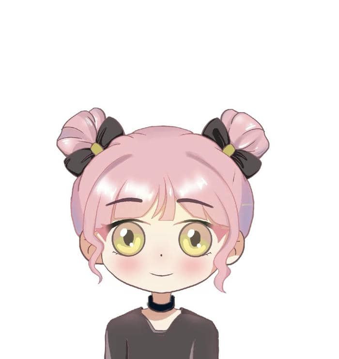 vibe ngọt ngào ảnh anime nữ chibi