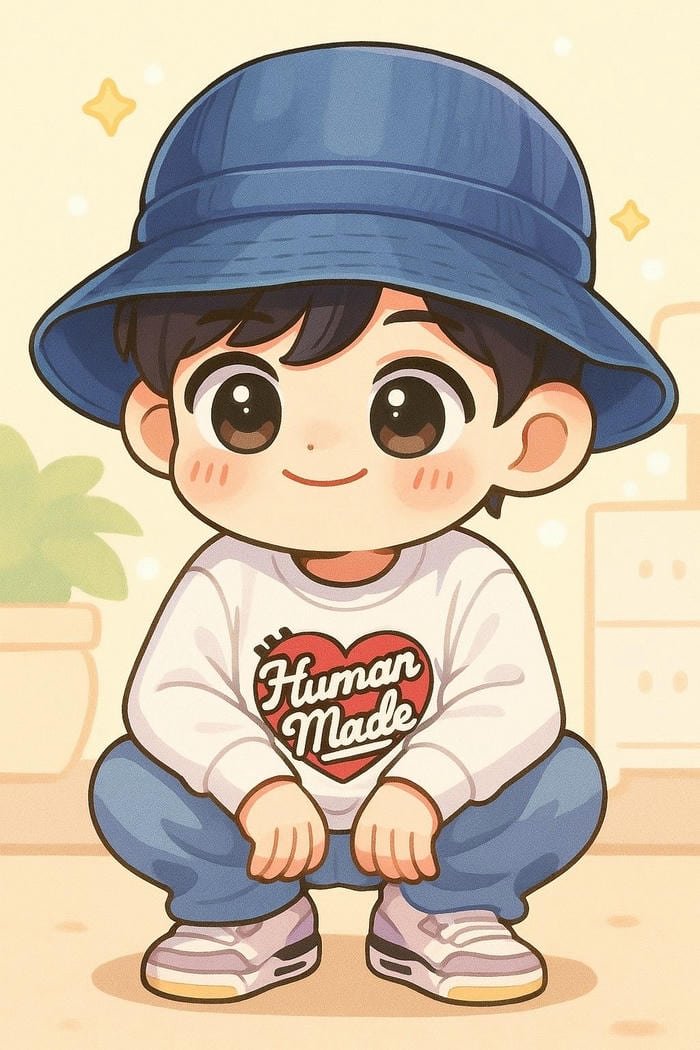 Ảnh bé trai chibi sinh động