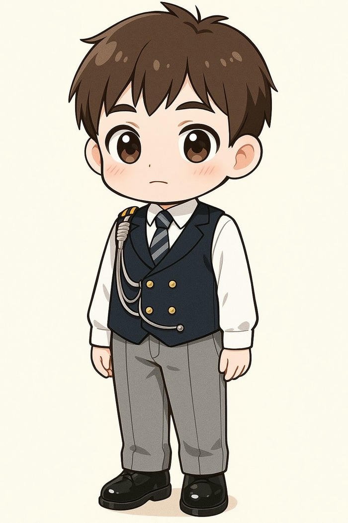 Ảnh chibi bé trai nhìn cưng xỉu