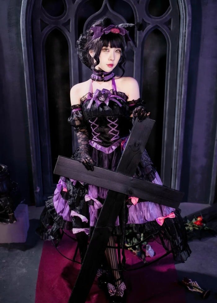 Ảnh cosplay kurumi tái hiện vẻ hấp dẫn khó rời