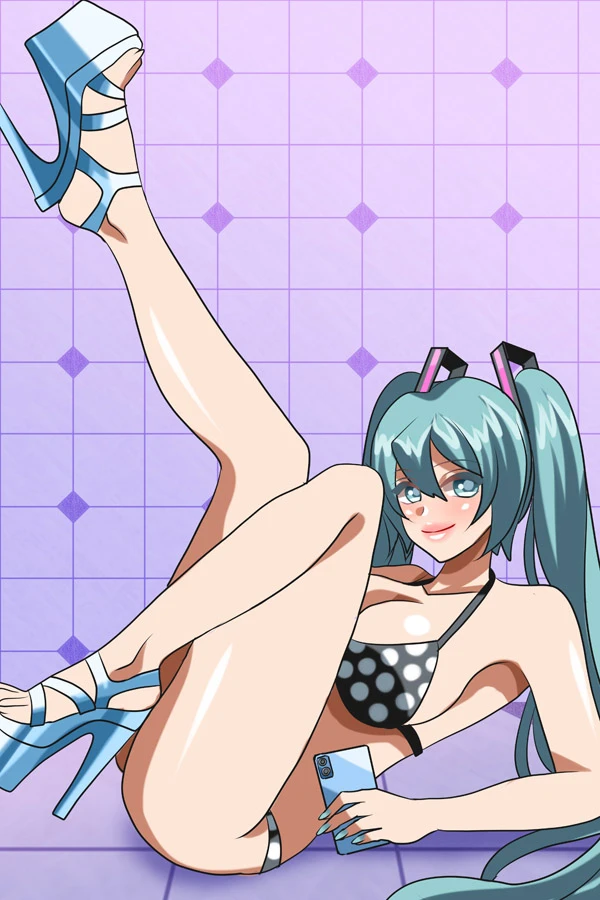 Hình Hatsune Miku 2ten mông to