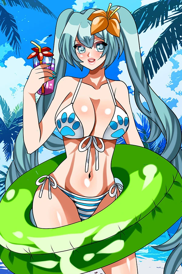 Hình Hatsune Miku manga khỏa thân show body