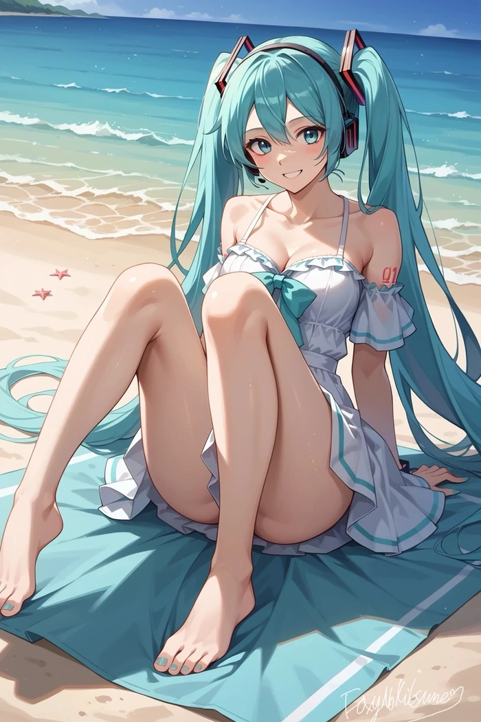 Hình Miku rule 34 khoe hàng