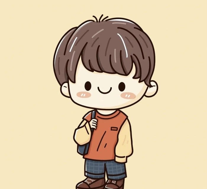 Hình chibi bé trai xinh xắn
