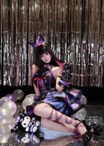 Hình cosplay kurumi khắc họa phong cách táo bạo