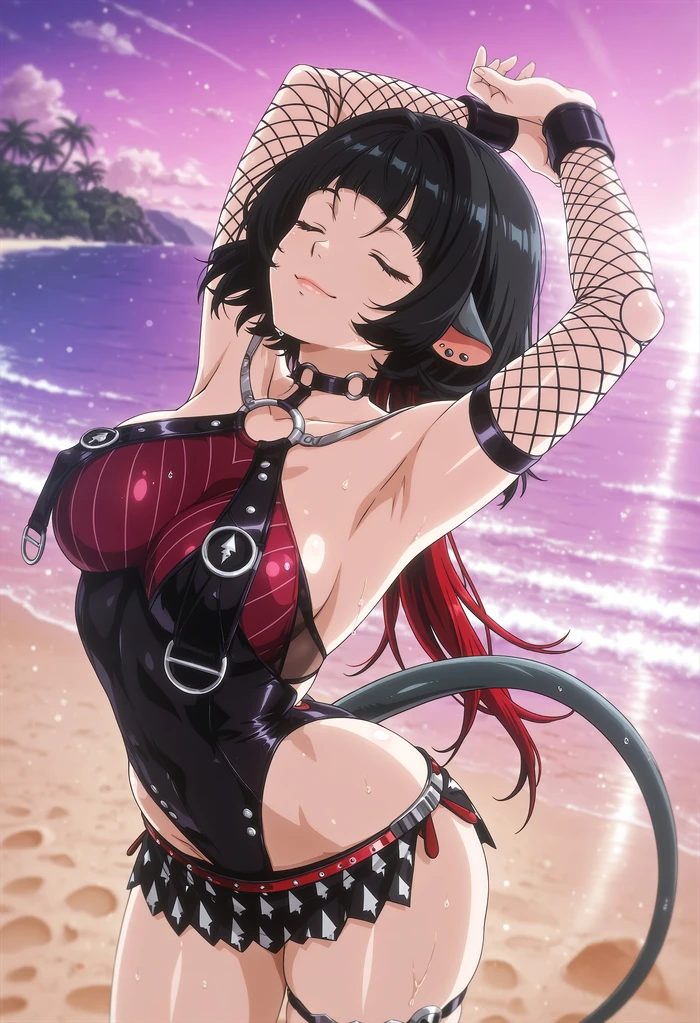 Jane Doe anime hentai ngực to tròn đầy đặn
