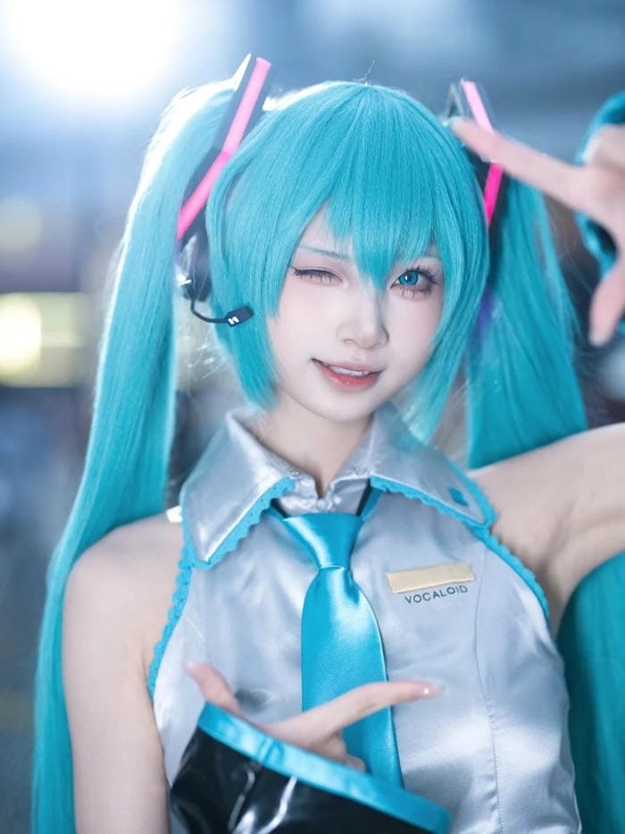 Miku cosplay độc đáo
