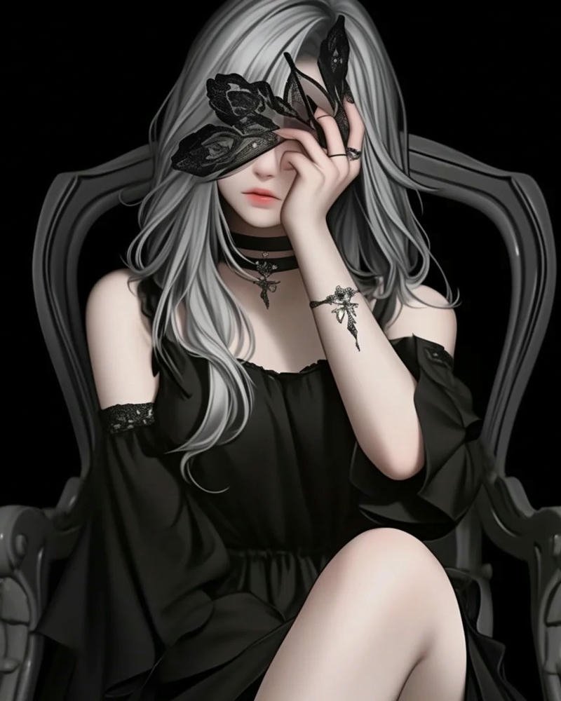 ảnh anime girl lạnh lùng cá tính cute xinh