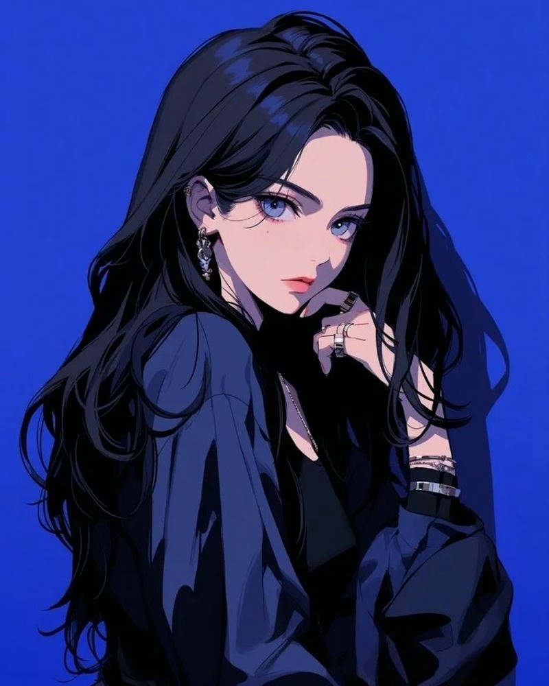 ảnh anime girl lạnh lùng cá tính đẹp mắt